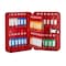 Adiroffice 48-Key Steel Secure Key Cabinet with Combination Lock, Red, PK2 ADI682-48-RED-2pk - alternate 5